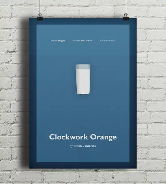 Ograniczona ilość Plakat Mechaniczna Pomarańcza