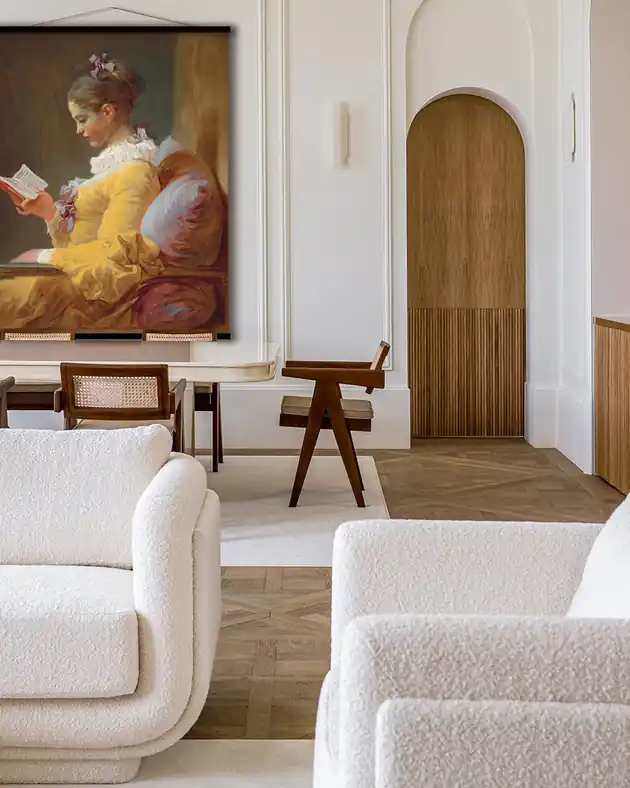 Promocja Duży obraz na płótnie - Dziewczyna Czytająca - Jean-Honor Fragonard