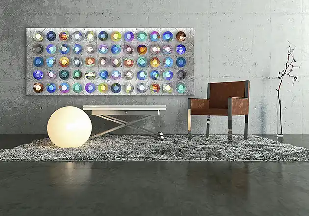 Niska cena Nowoczesny obraz abstrakcyjny 147x60cm
