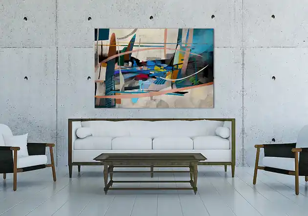 Obraz na płótnie - 120x80cm - ABSTRAKCJA Hit sprzedaży