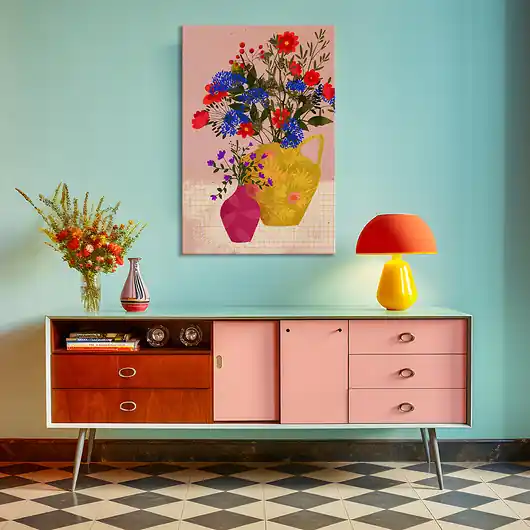 Ekspresowa dostawa Obraz na płótnie Kolory lata 70x100cm