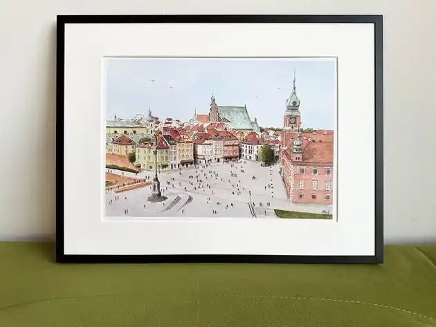 Plakat Warszawski Darmowy zwrot