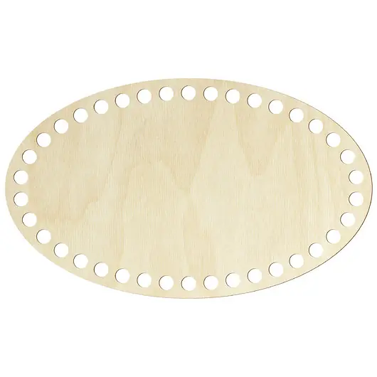 Owalna Baza do Szydełkowania Koszyka na Pieczywo Makramy Spod Dno 25x15 cm Hit cenowy