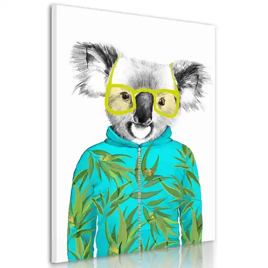 Obraz na płótnie Koala w okularach 60x80 Szybka wysyłka