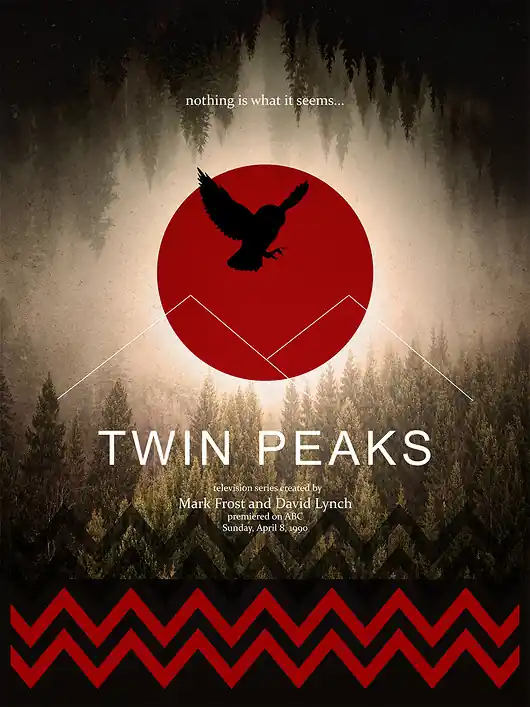 Szybka dostawa Plakat / Twin Peaks / Las