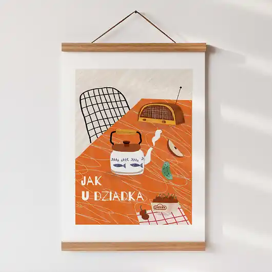 Hit cenowy Plakat A4 dla Dziadka - Domowy stoł, jak u Dziadka