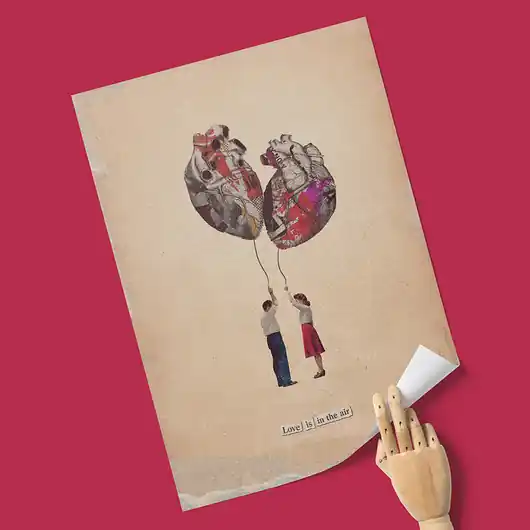 Plakat Love is in the air Najlepsza cena