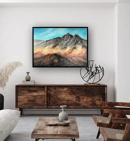 Obraz "Góry - Nowy Opowieść" 70x50 cm olej na płótnie Ograniczona ilość