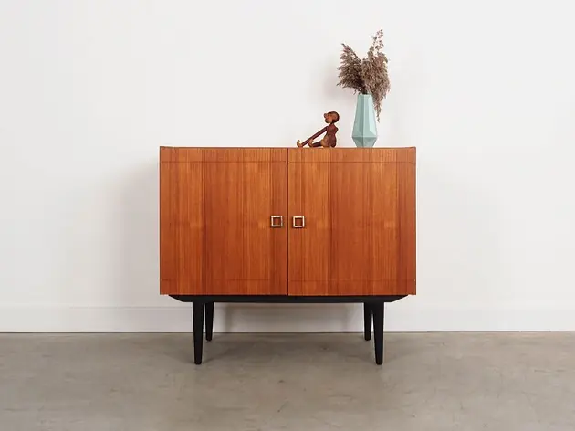 Szafka tekowa, duński design, lata 70, produkcja Dania Hit sprzedaży
