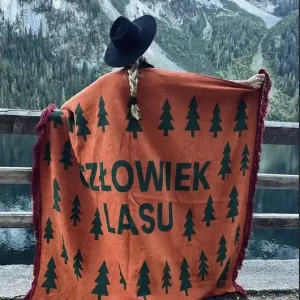 Oferta Człowiek Lasu - koc bawełniany L