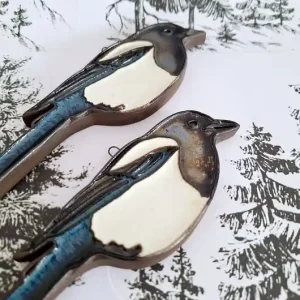 Ceramiczny ptak 2 sztuki dekoracja ścienna Tylko dziś