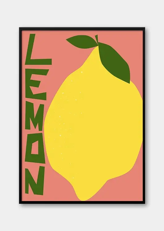 Plakat Cytryna/Lemon Ograniczona ilość