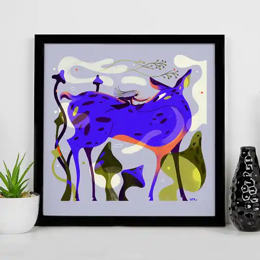 Plakat Fawn Niska cena