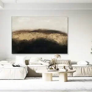 Loft no 6 Abstrakcyjny obraz, ręcznie malowany, ZŁOTO XXL Kup teraz