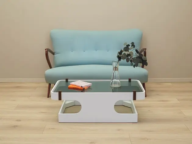 Sprawdź teraz Sofa miętowa, włoski design, lata 70, produkcja Włochy