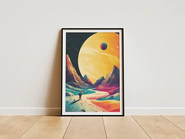 Dostępne od ręki Plakat -Deep Space