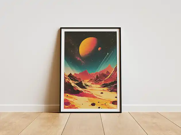 Plakat -Space Ambient Niska cena