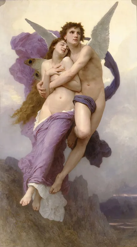 Porwanie Psyche - William - Adolphe Bouguereau - obraz na płótnie Szybka dostawa