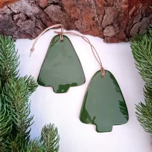 Hit cenowy Choinki ceramiczne 2 sztuki