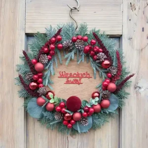 Ekspresowa dostawa Wianek /Stroik na ścianę / dekoracje na ścianę / DOSTĘPNE od ręki