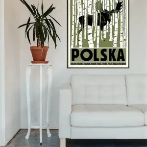 Cena promocyjna Plakat Polska Łoś (R. Kaja) 98x68 cm