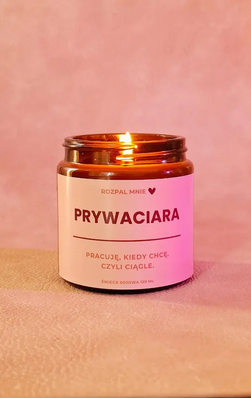Świeca sojowa PRYWACIARA Okazja