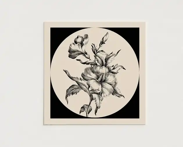 Okazja Kwiaty / Oryginalna grafika / poster print / Gicle