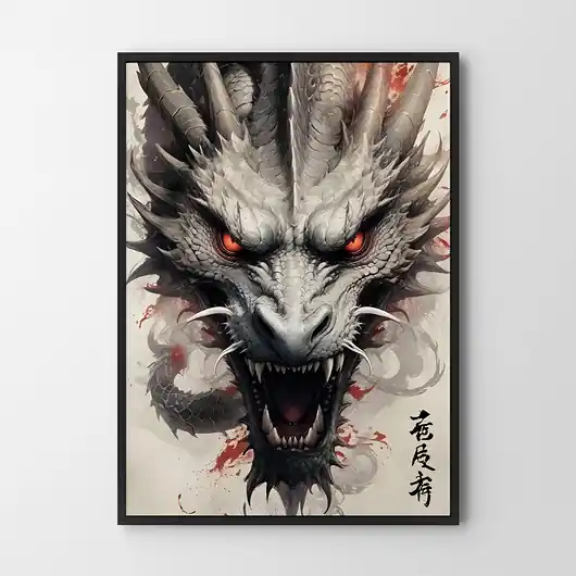 Plakat Smok v2 Azja Zniżka