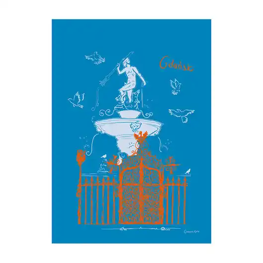 Plakat A4 Gdańsk Neptun Kup online