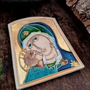 Bestseller Ikona ceramiczna obraz sakralny