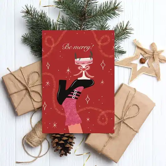 Kartka świąteczna Be Merry Popularny