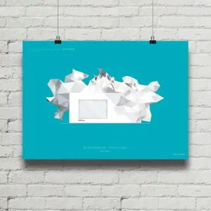 Bloomberg Pavilion - plakat giclee art Ostatnie sztuki