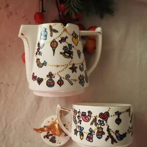 Wyprzedaż Świąteczny zestaw imbryk z filiżanką Tea for one SWEET