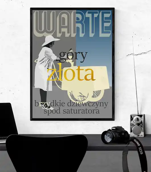Plakat Spod saturatora Ekspresowa dostawa
