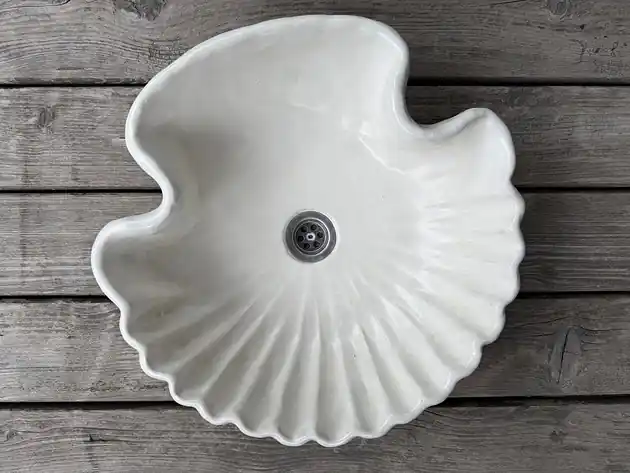 Nowość UM20 Umywalka ceramiczna muszla ecru
