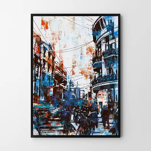 Nowy Plakat Blue city