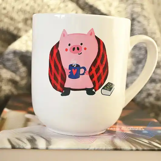 Nowy Książka i kocyk- kubek 290 ml