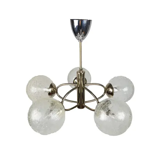 Lampa wisząca sputnik, lata 70 Premium