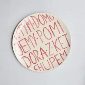 Talerz z napisem pomidor z ketchupem Dodaj do koszyka