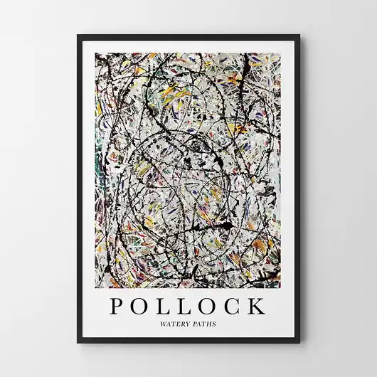 Zamów dziś Plakat Pollock Watery Paths