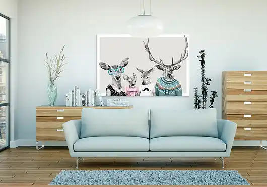 Hit sprzedaży OBRAZ NA PŁÓTNIE - 120x80cm Starszy brat