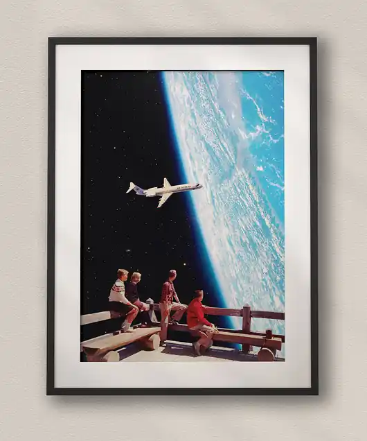 Najlepsza cena Plakat Air Show 2197 - Kolaż Fine Art