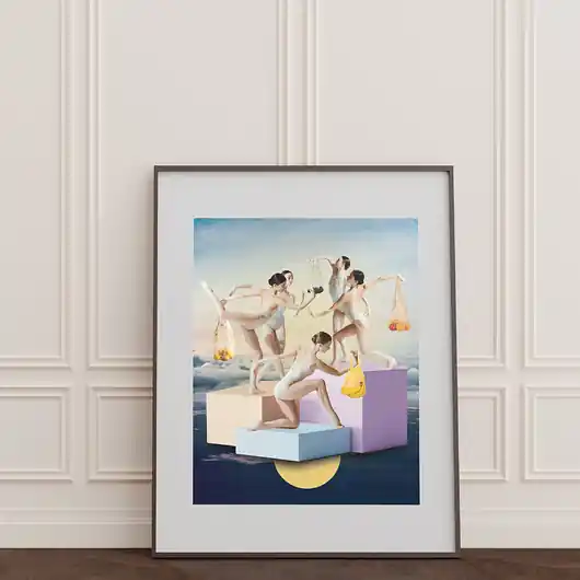 Plakat - Tanecznym Krokiem Taniej