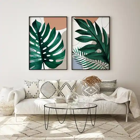 Zestaw boho liście - plakaty Wyprzedaż