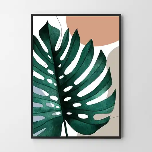 Plakat Boho Monstera Ograniczona ilość