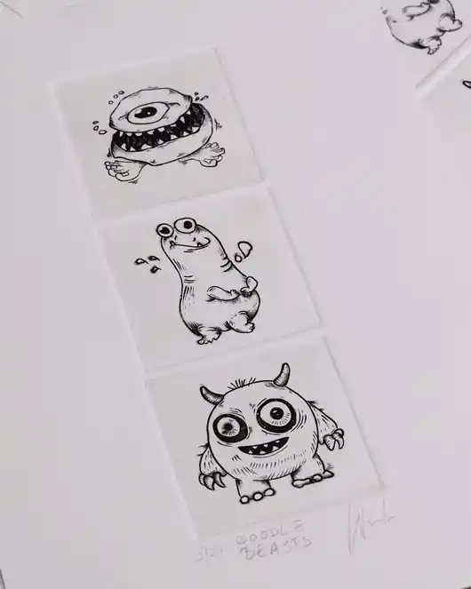 Miedzioryt - Doodle Beasts 1 Tylko dziś