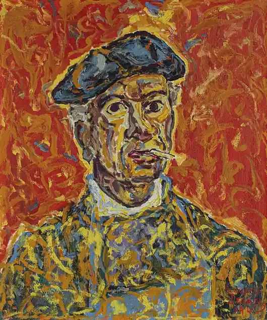 Beauford Delaney - Autoportret - obraz na płótnie lub plakat Rabat
