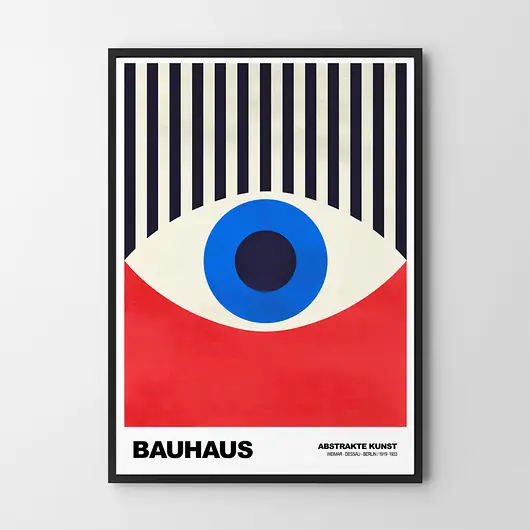 Plakat Bauhaus Colorful Eye Ostatnie sztuki