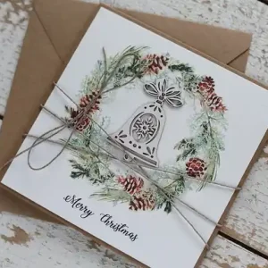 Wyjątkowa stylowa kartka ekologiczna świąteczna Merry Christmas Zamów dziś