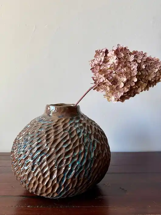 Tylko do końca tygodnia Wazon ceramiczny "Deep Lines"